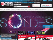 Tablet Screenshot of michelmusique.fr